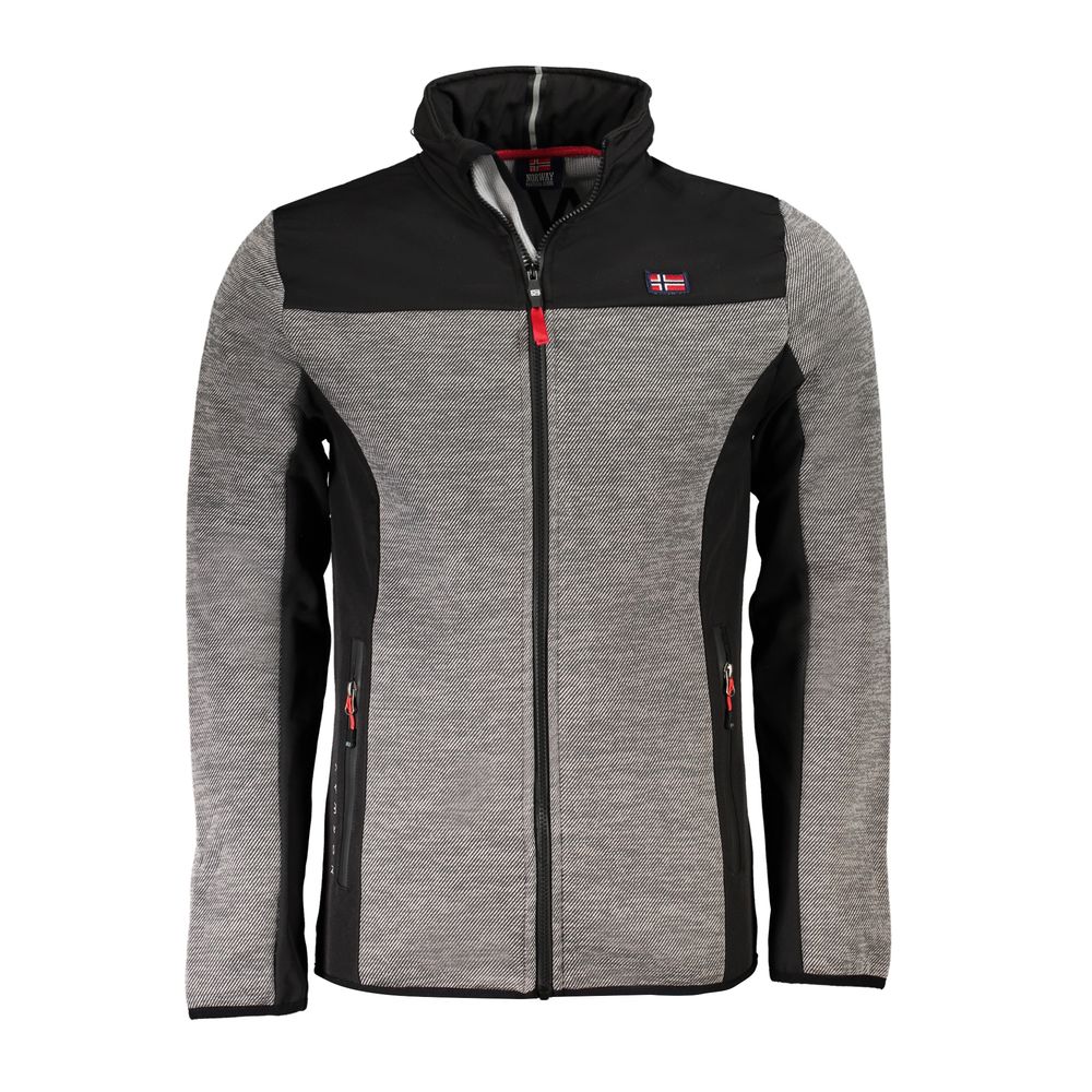 Brown Polyester Men Jacket