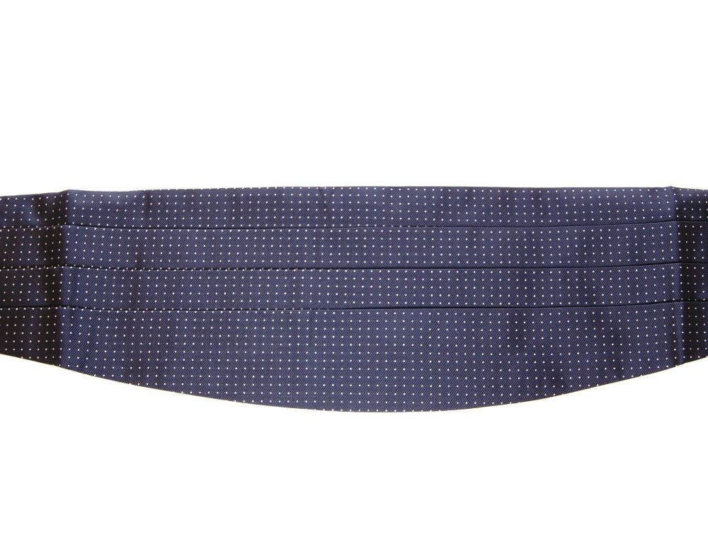 Elegant Silk Polka Dot Cummerbund