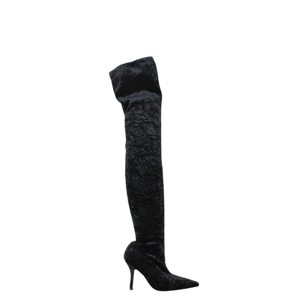 Black Velvet Over The Knee
