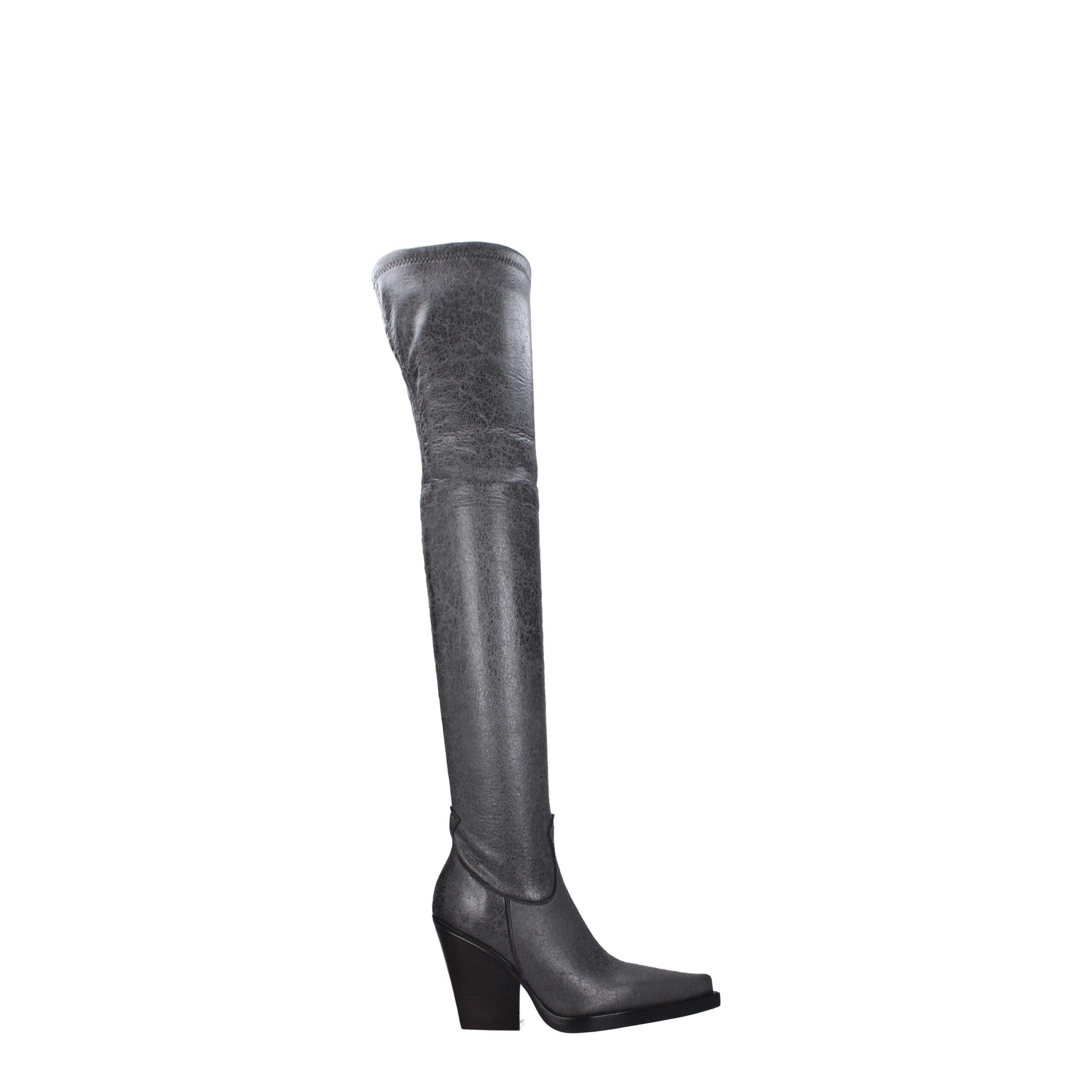 Black Leather Boot