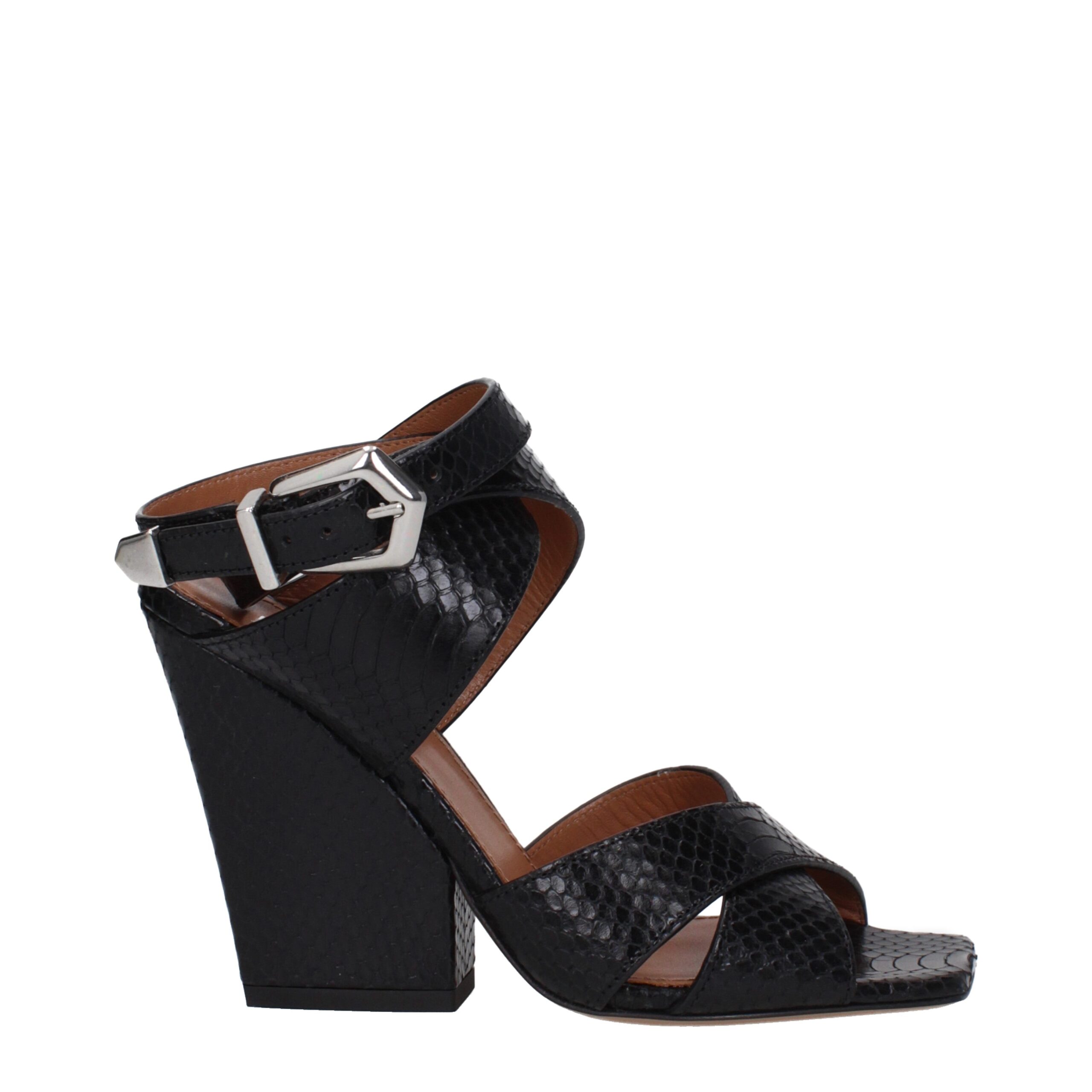 Black Leather Sandal