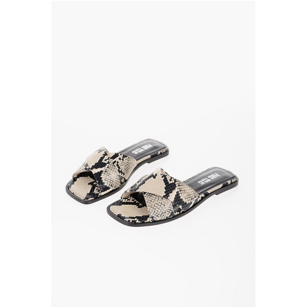 Python Effect Leather MONTECARLO Sandals