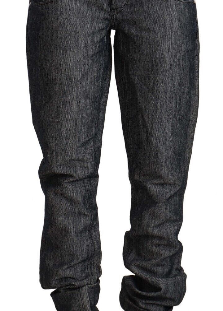 Chic Mid-Waist Straight-Cut Acht Jeans