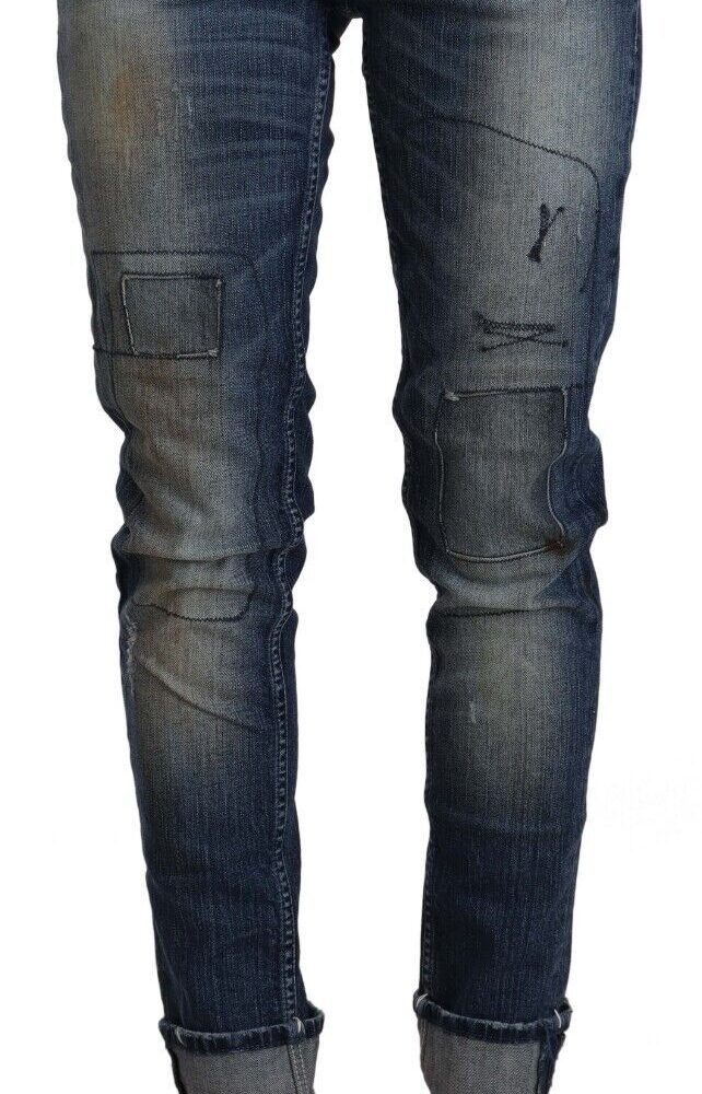 Chic Blue Washed Skinny Denim Serenade