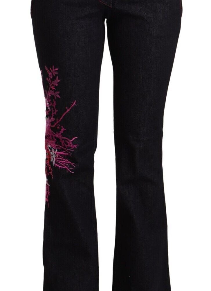 Chic Mid Waist Flared Denim Elegance