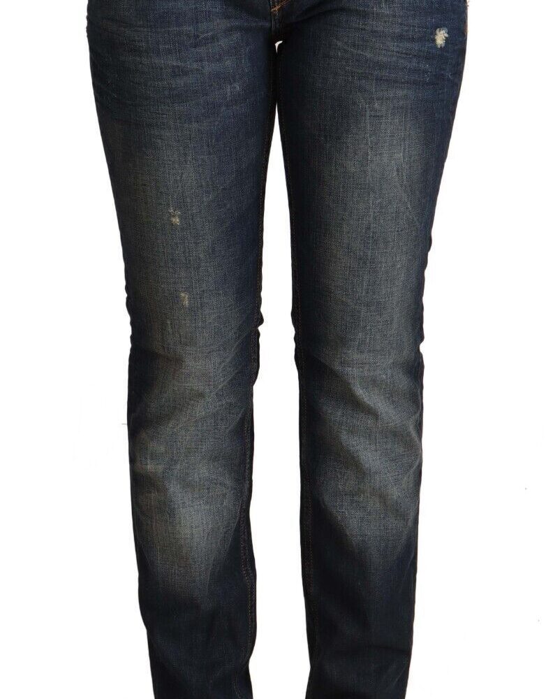 Chic Low Waist Skinny Denim Jeans