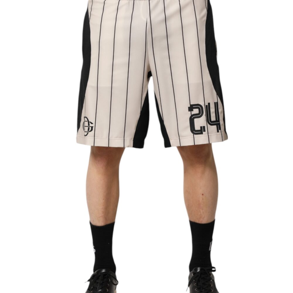 Off White Polyester DG Logo Sweatshorts Shorts