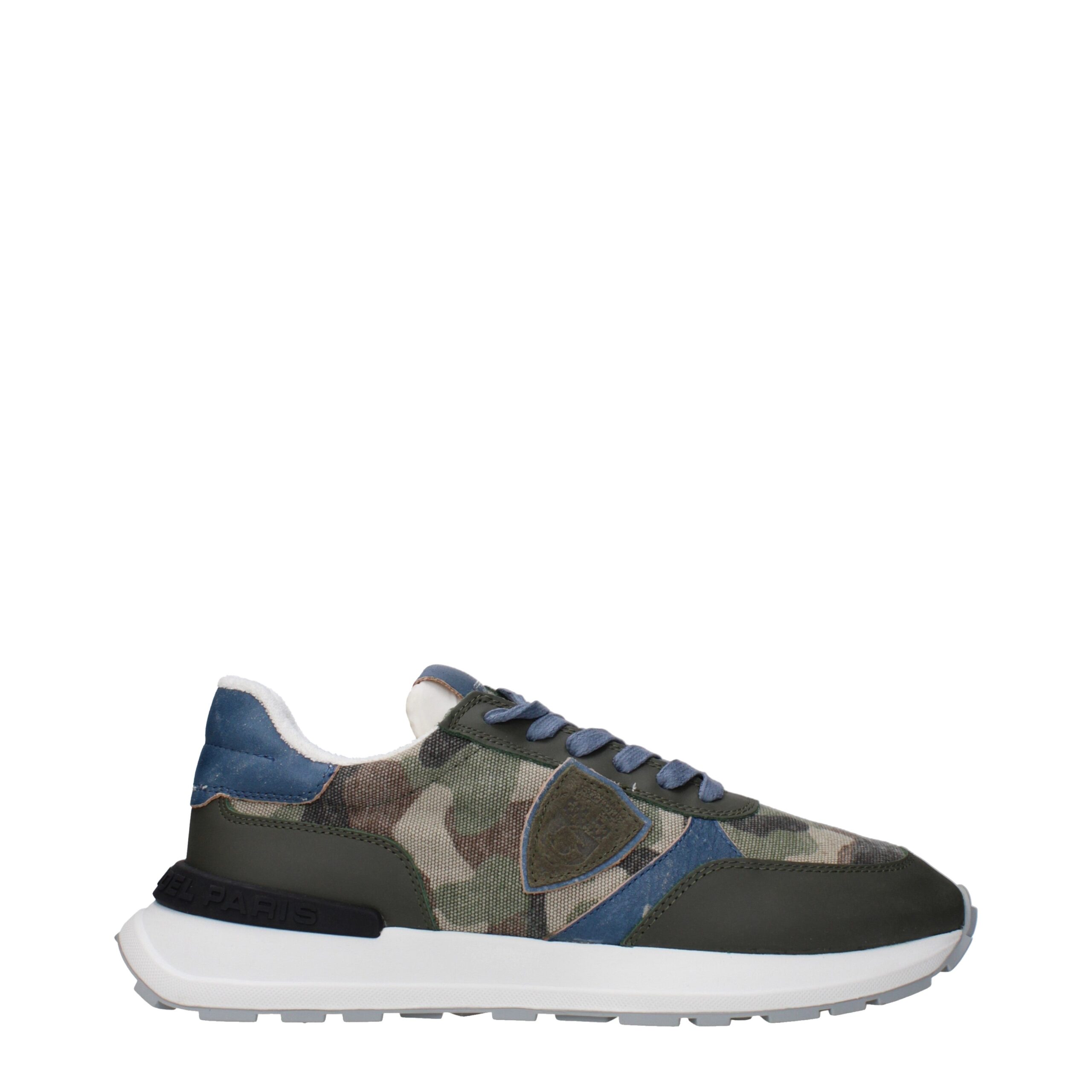 Green Fabric Sneakers