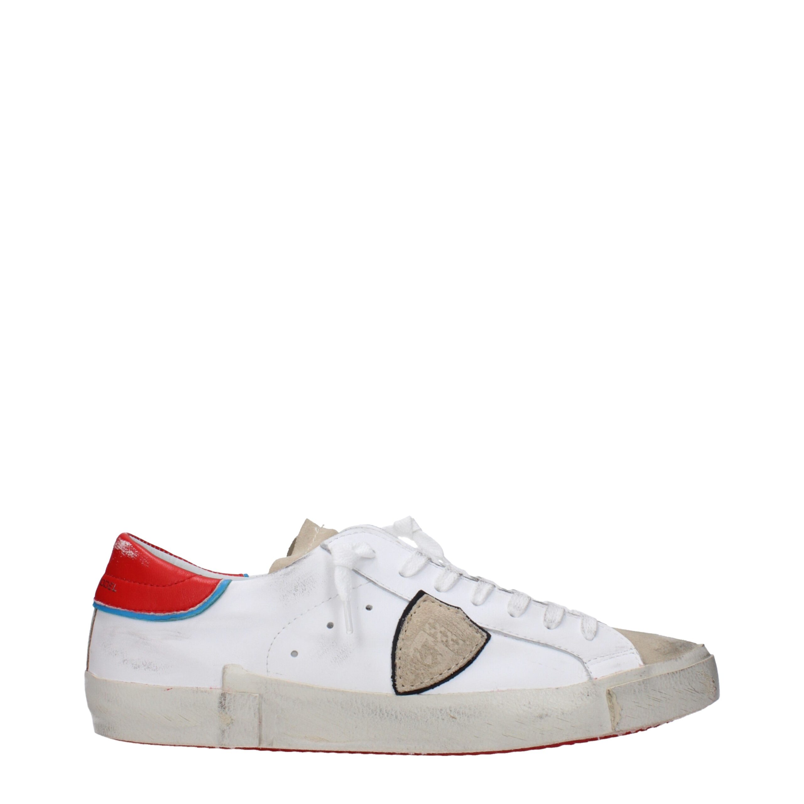White Leather Low Tops