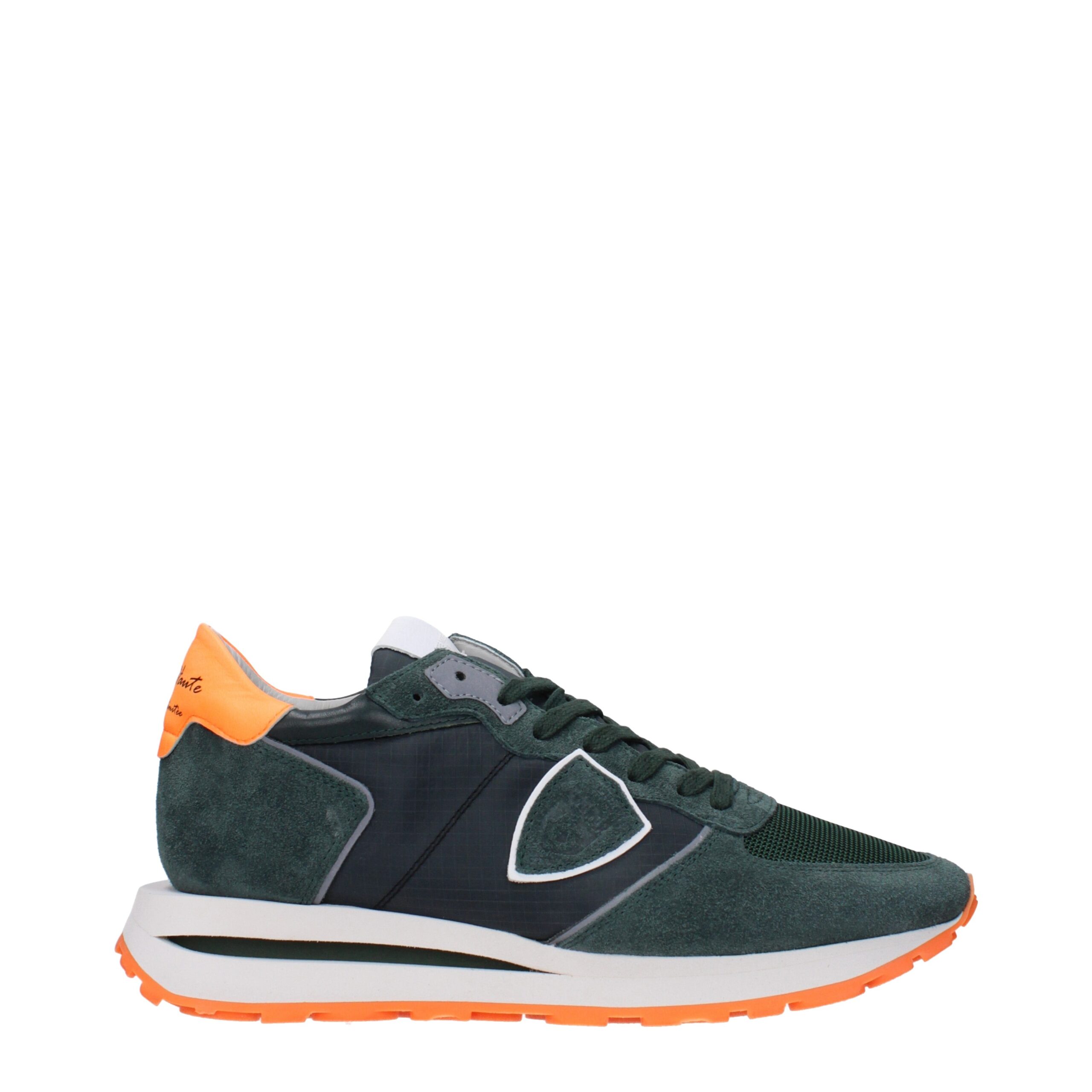 Green Fabric Sneakers