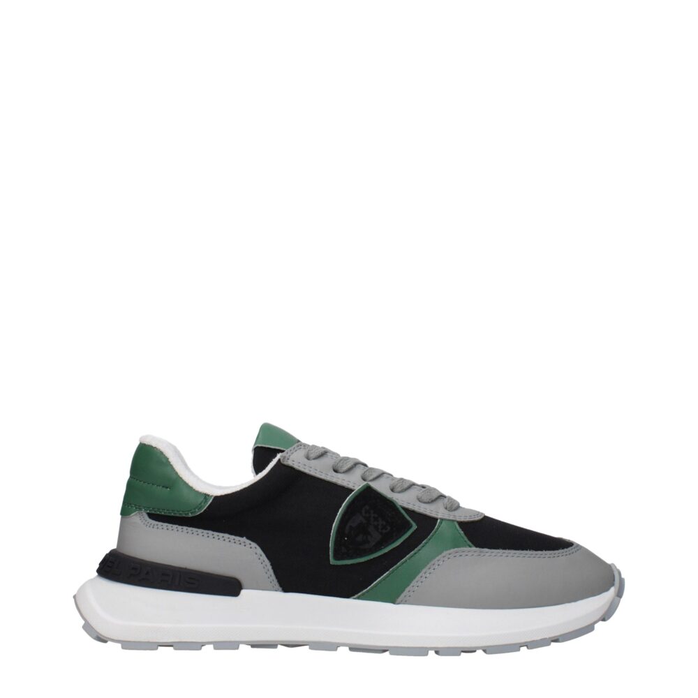 Black Fabric Sneakers
