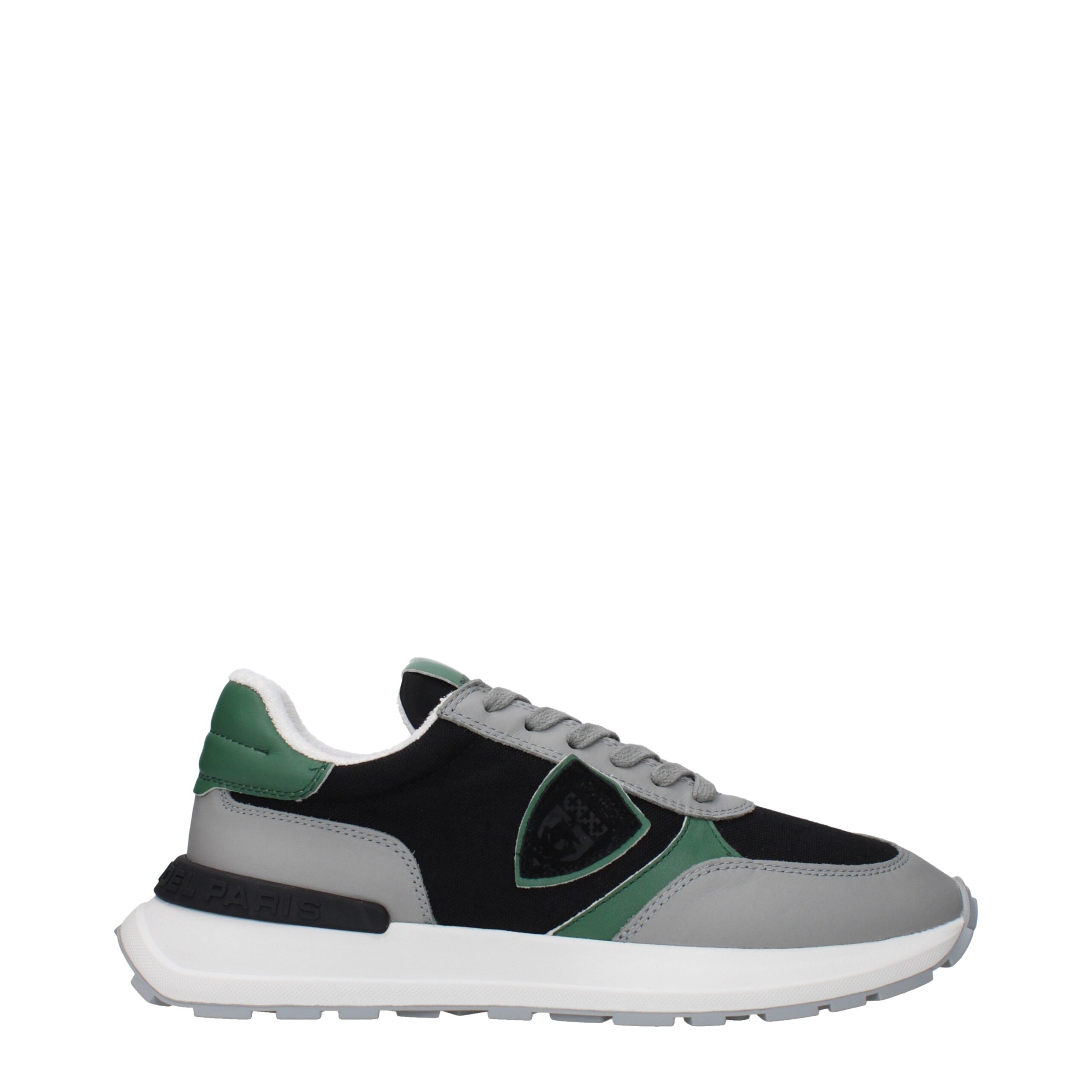 Black Fabric Sneakers