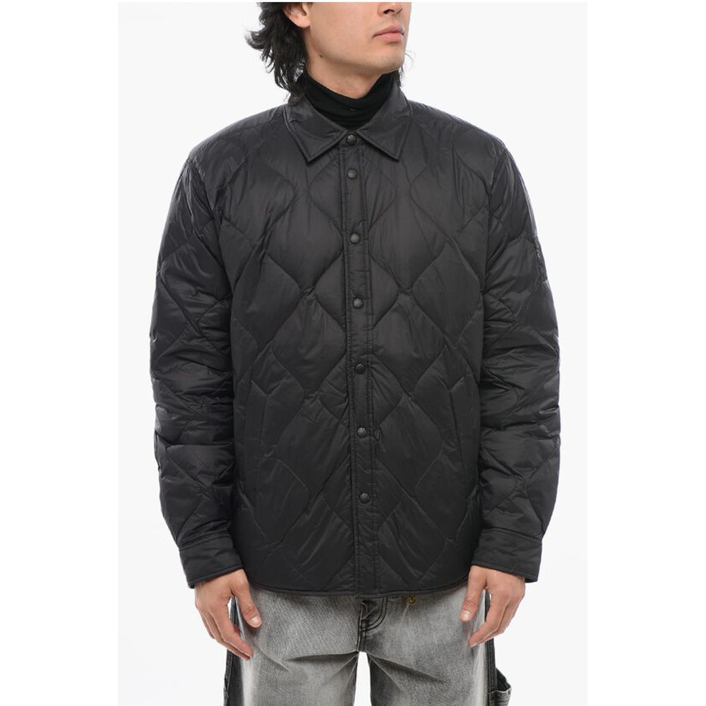 ICONS Quilted Overshirt with Snap Buttons