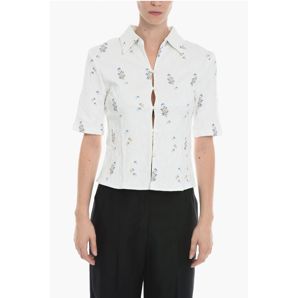 Jacquard Floral -Motif MARIAH Shirt