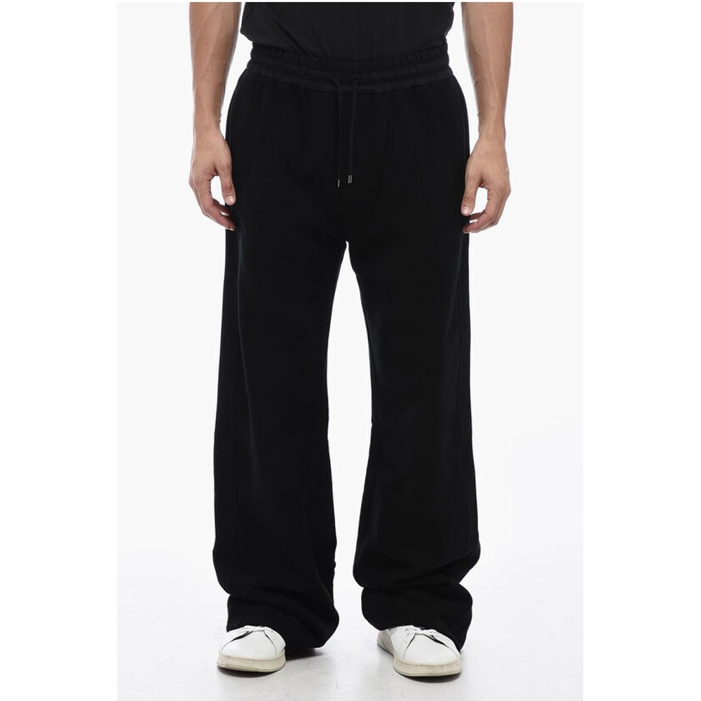 Fleeced Cotton Straight Fit Sweatpants