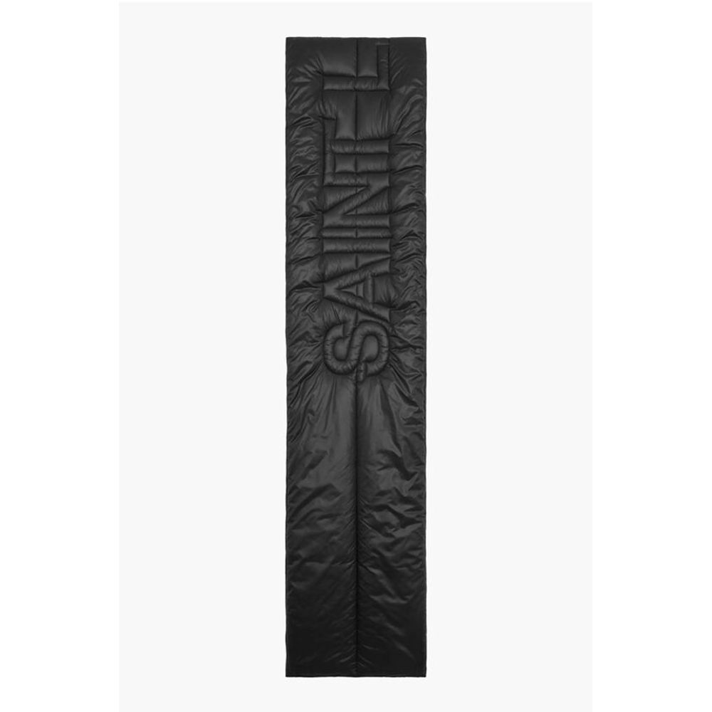 Solid Color Padded Nylon Scarf