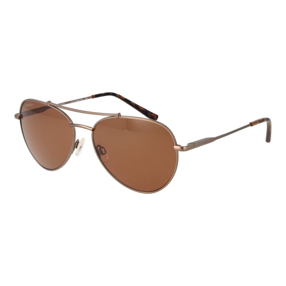 Brown Unisex Sunglasses
