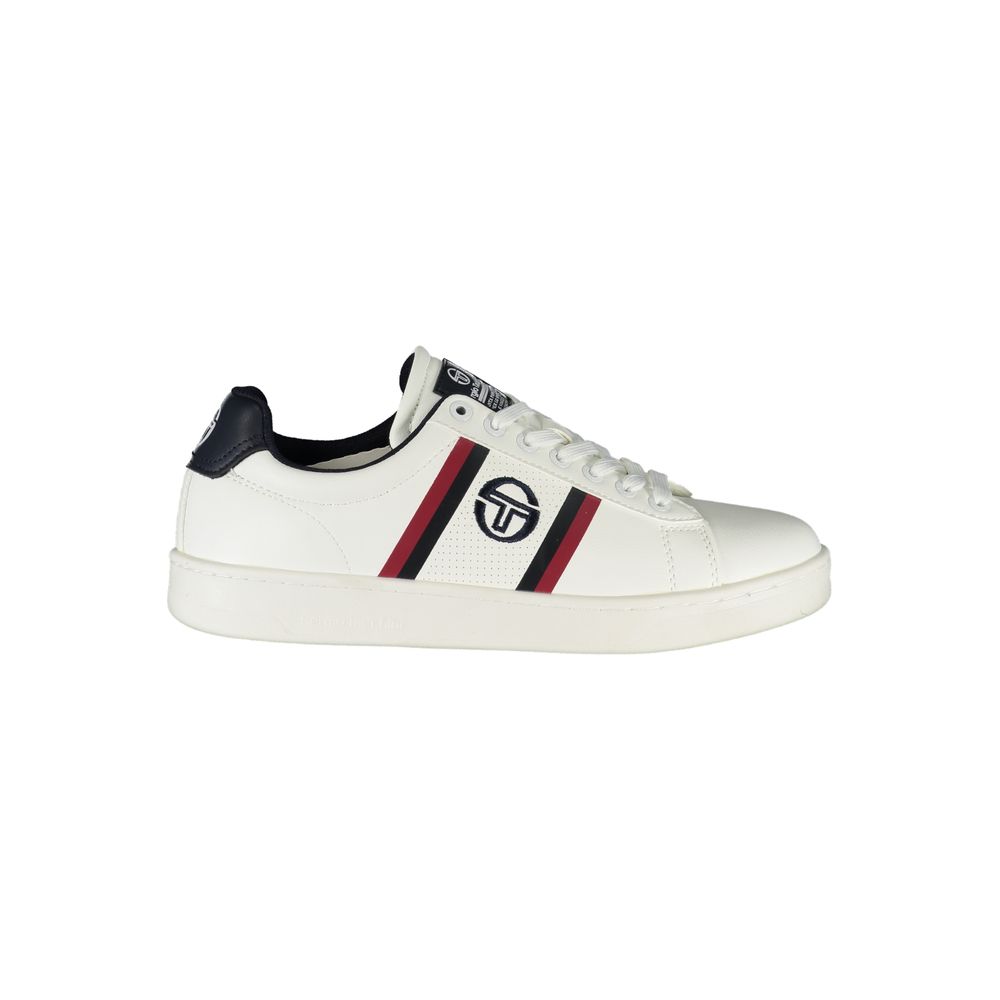White Polyester Sneaker