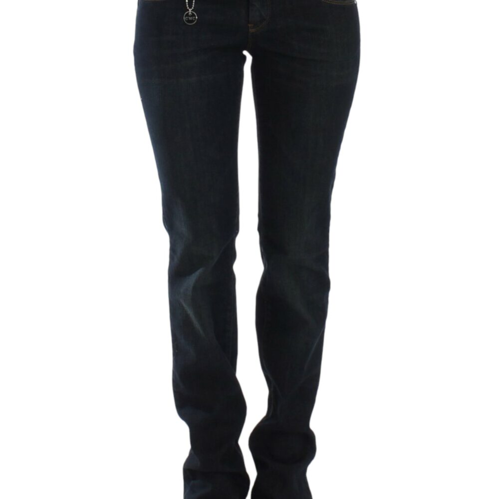 Chic Blue Slim Fit Denim Delight