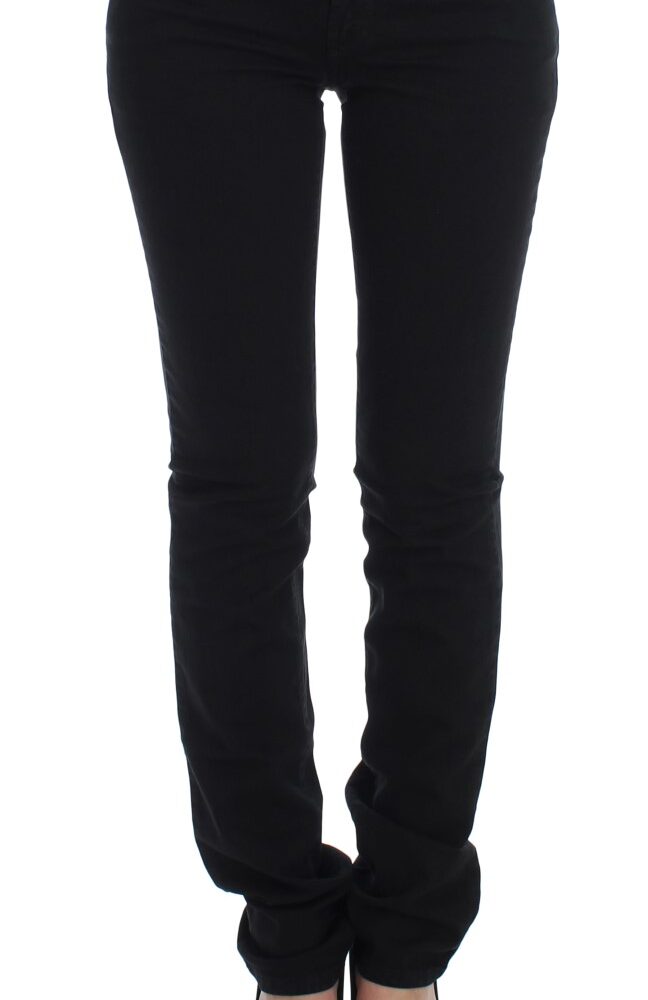 Chic Slim Skinny Black Jeans
