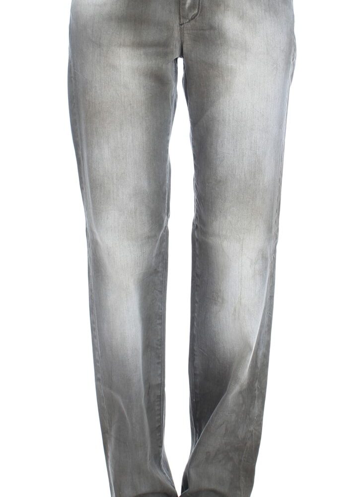 Chic Gray Wash Boyfriend Jeans