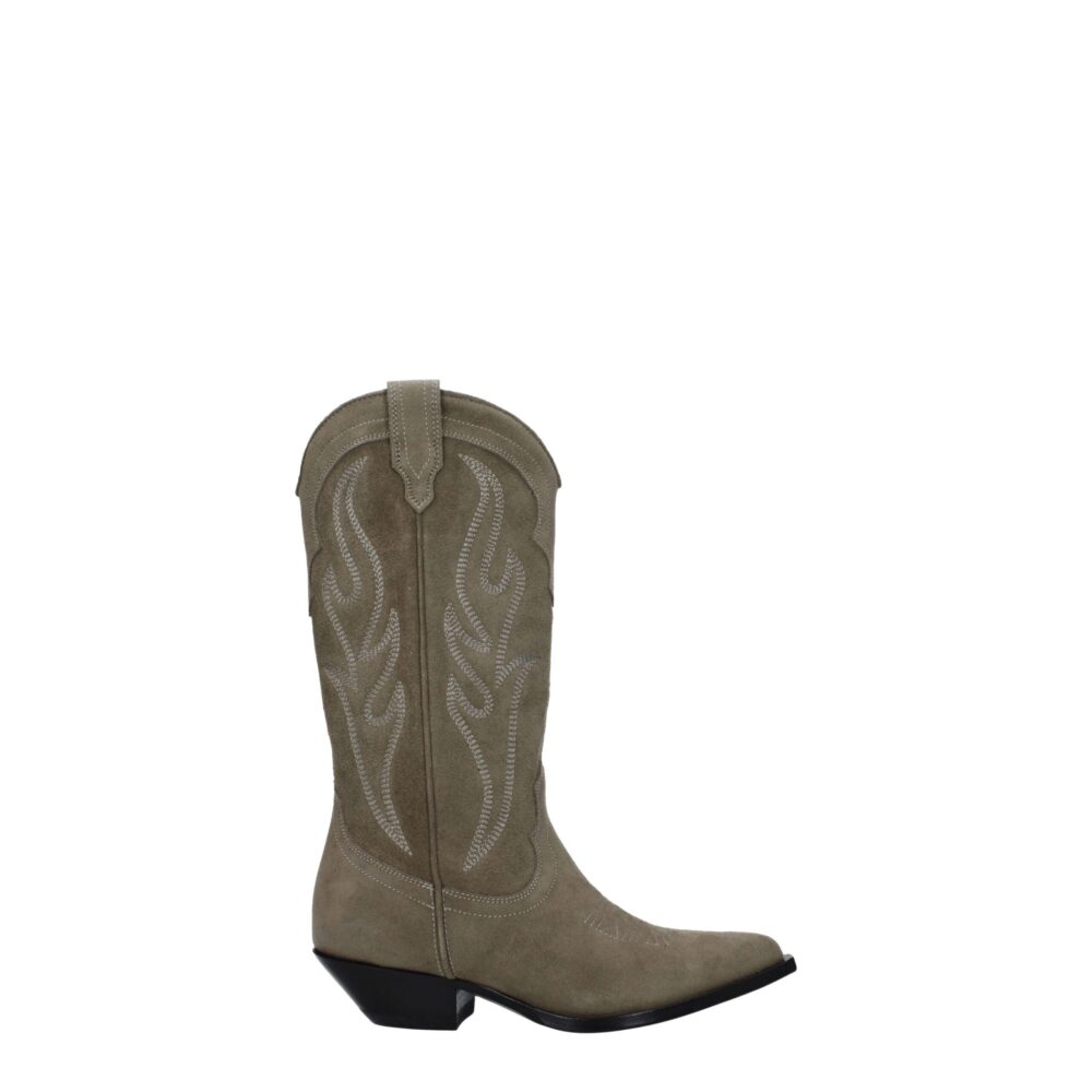 Green Leather Boot