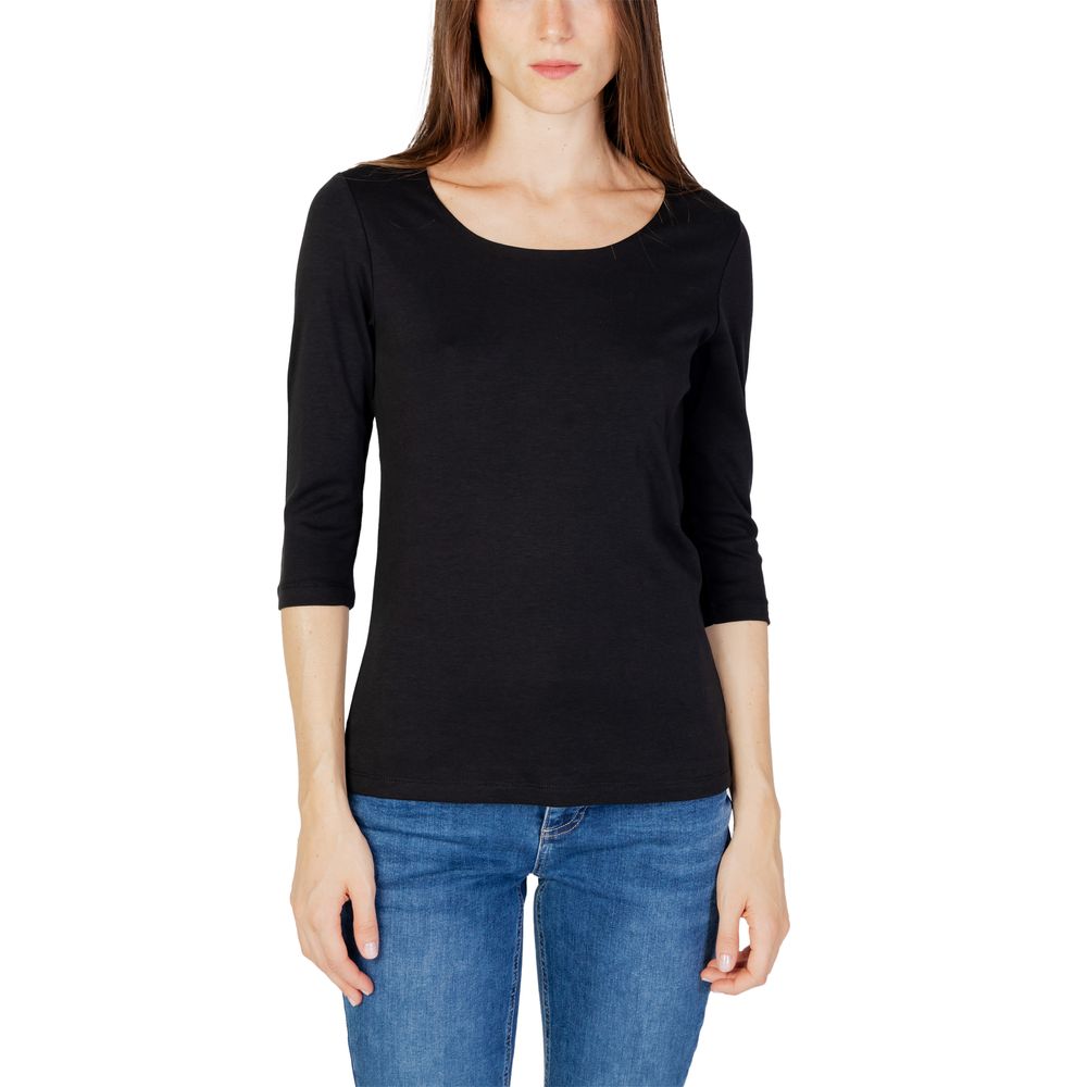 Black Cotton Long Sleeve