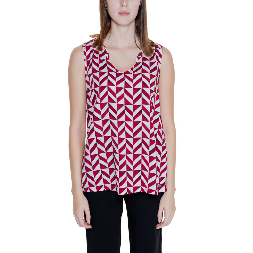 Red Viscose Tank Top