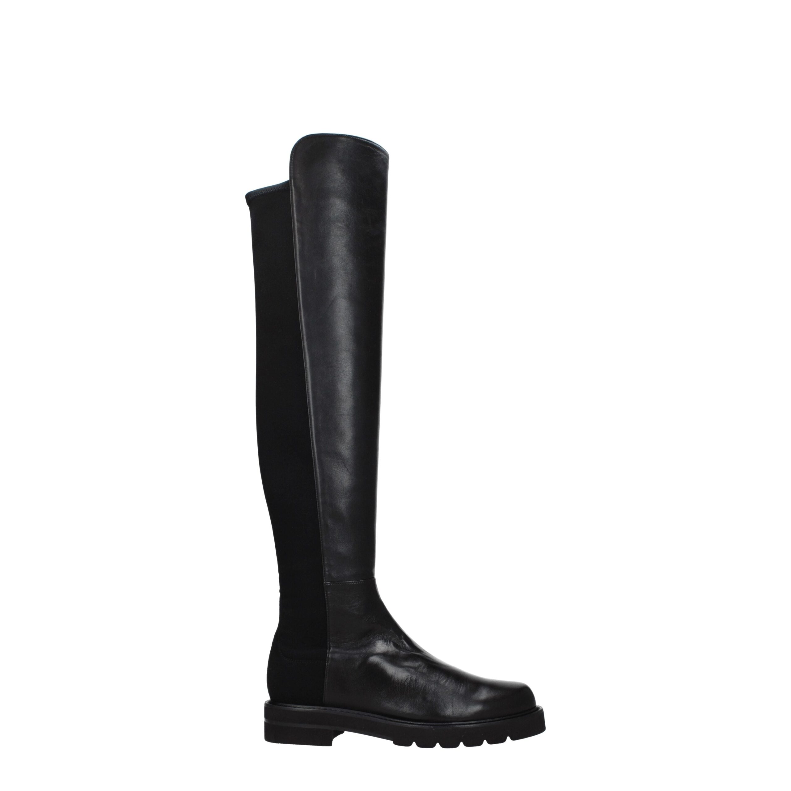 Black Leather Boot