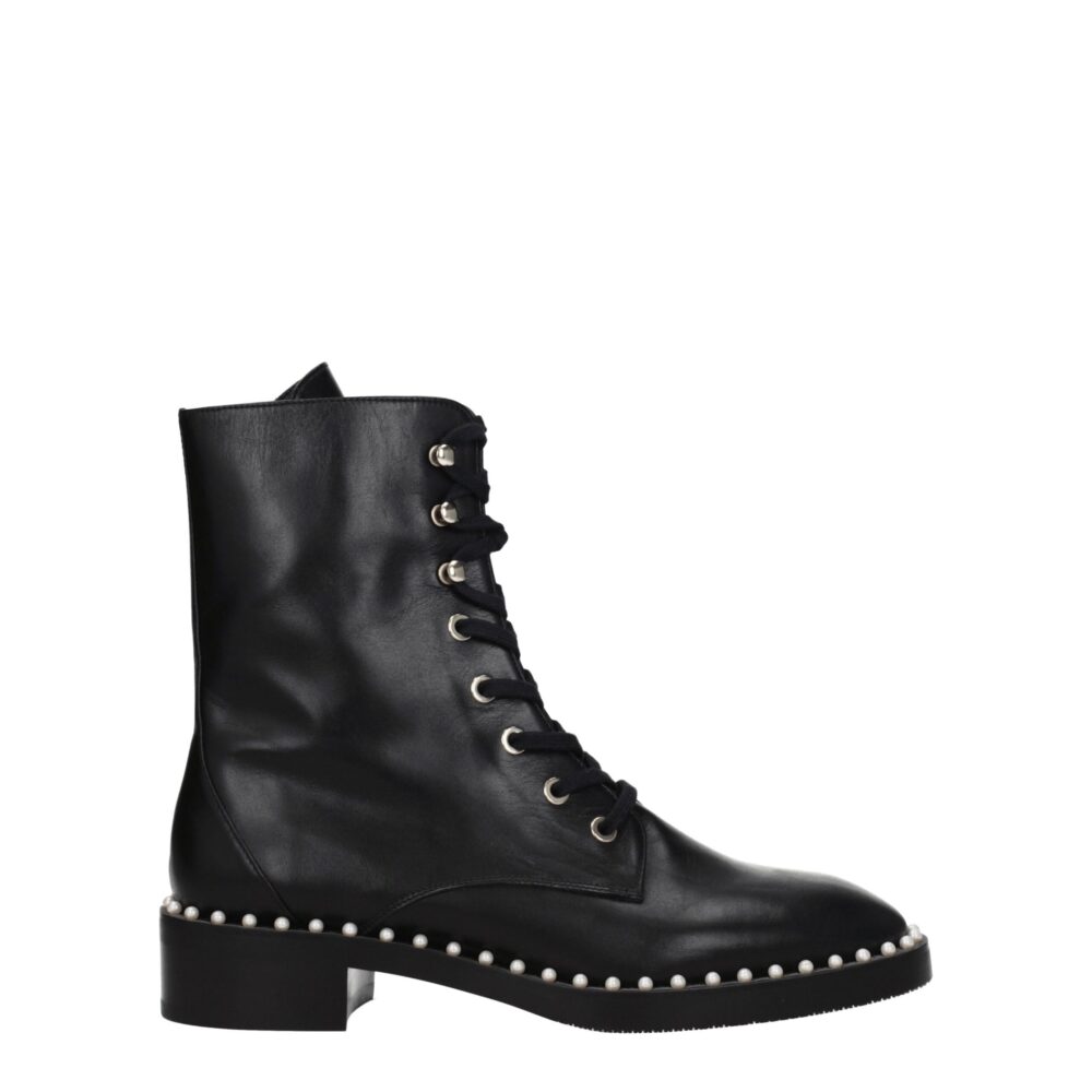 Black Leather Ankle