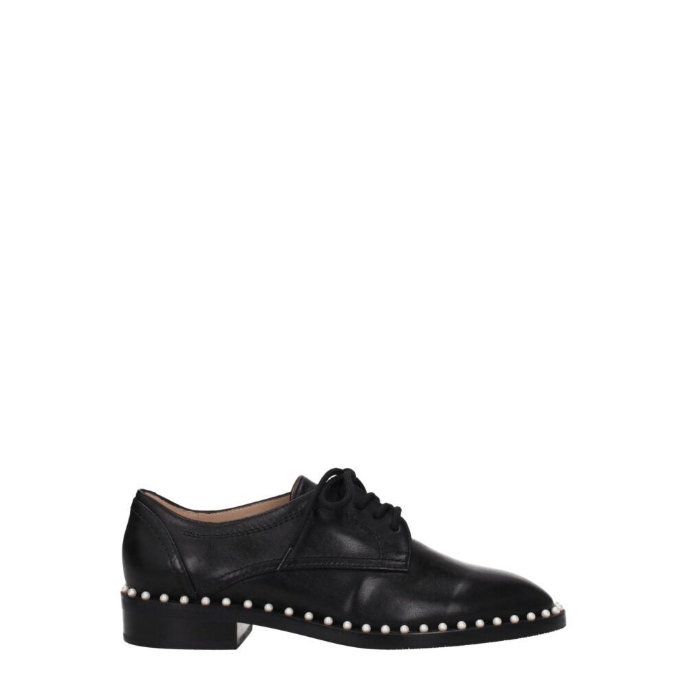 Black Leather Oxfords And Derby