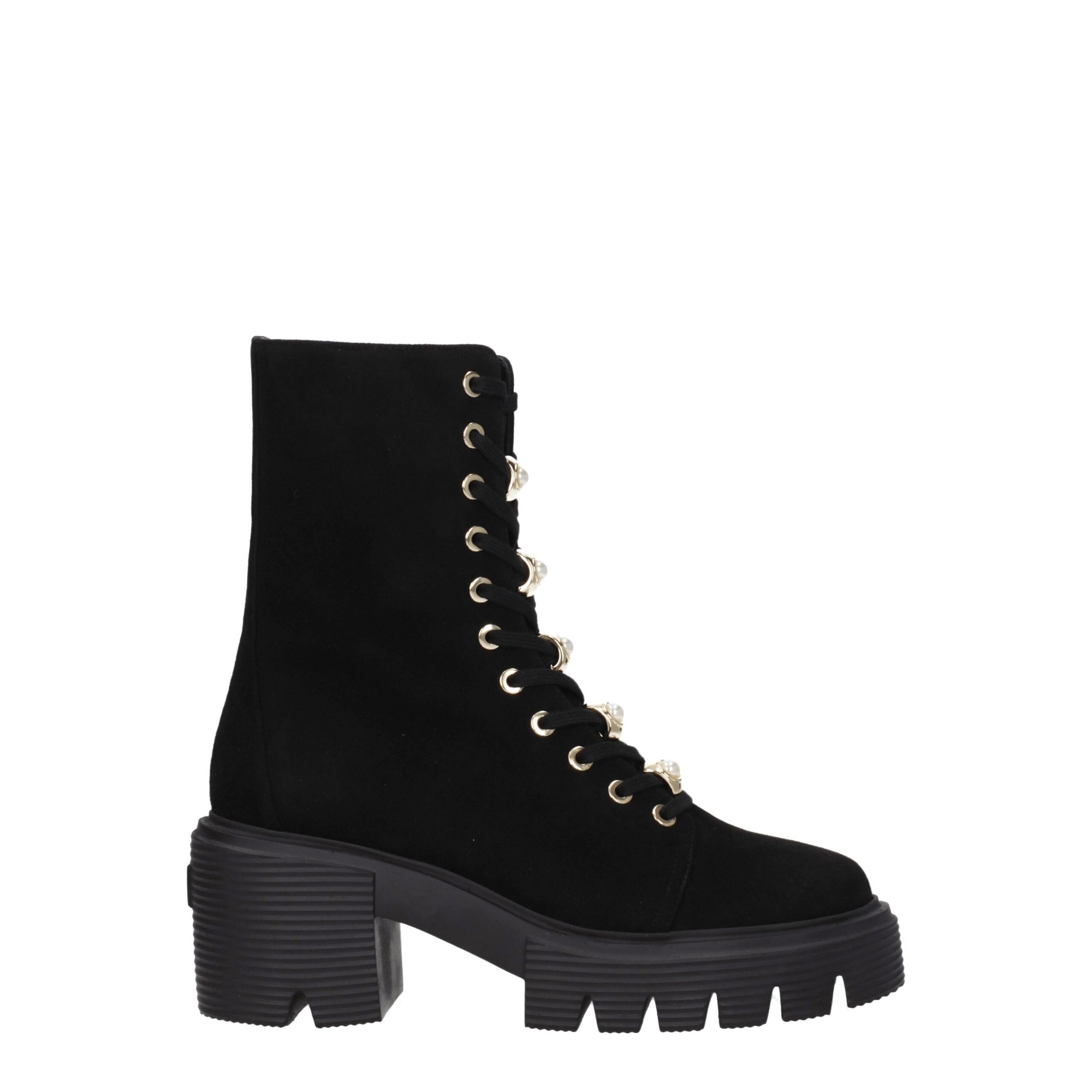 Black Leather Ankle Boots
