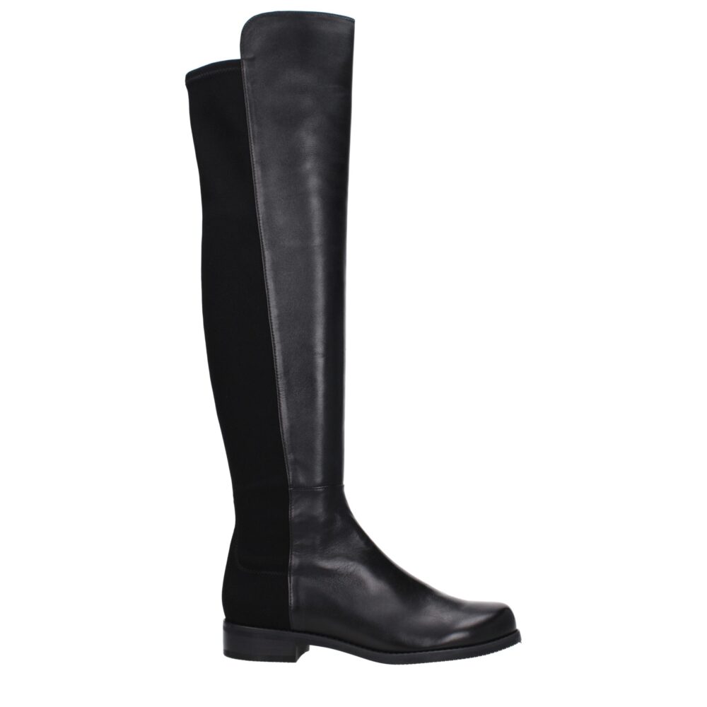 Black Leather Over The Knee