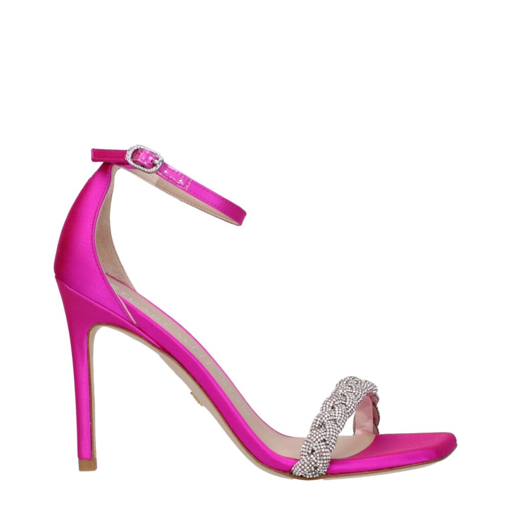 Pink Satin Sandal