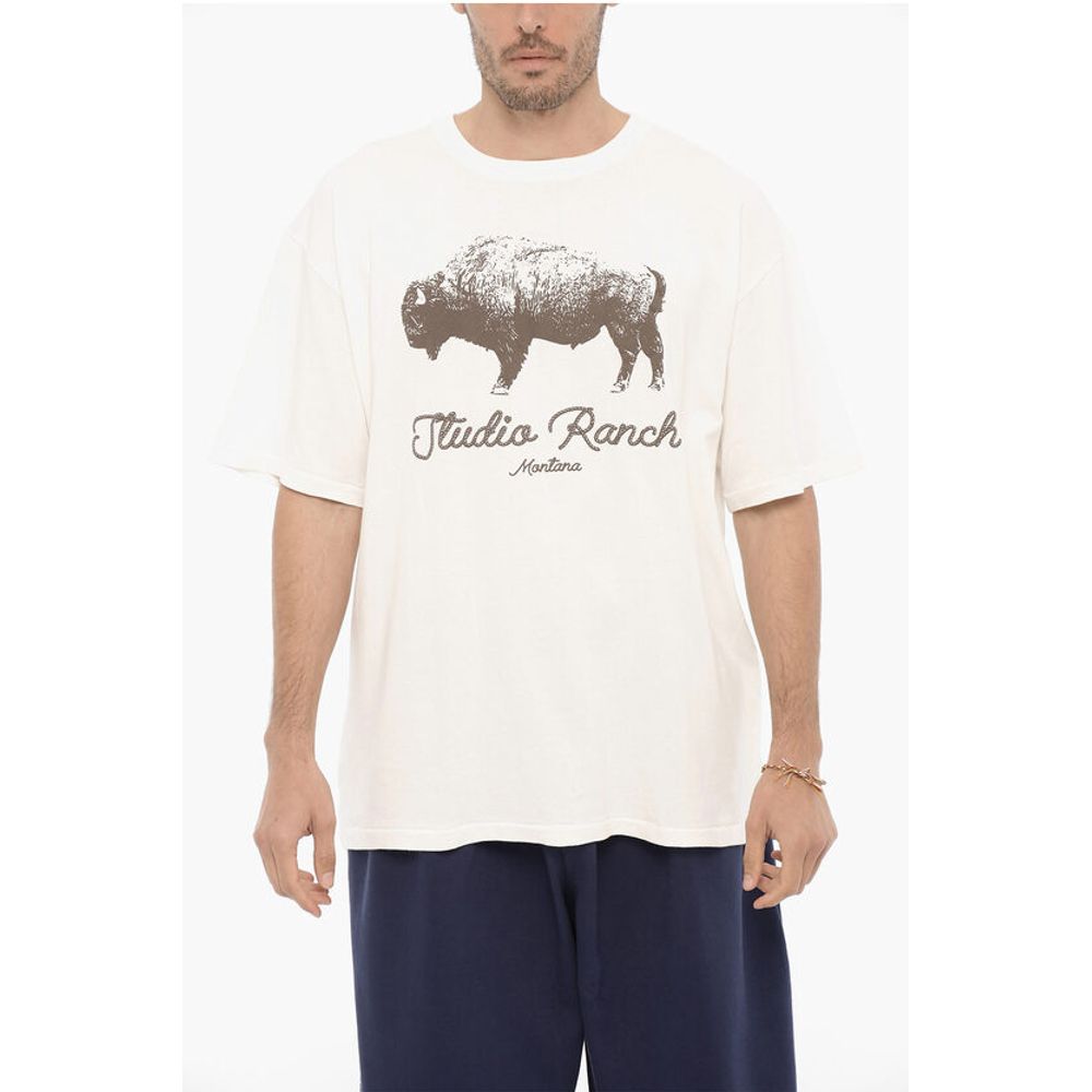 Front Printed STUDIO RANCH Crew-neck T-Shirt