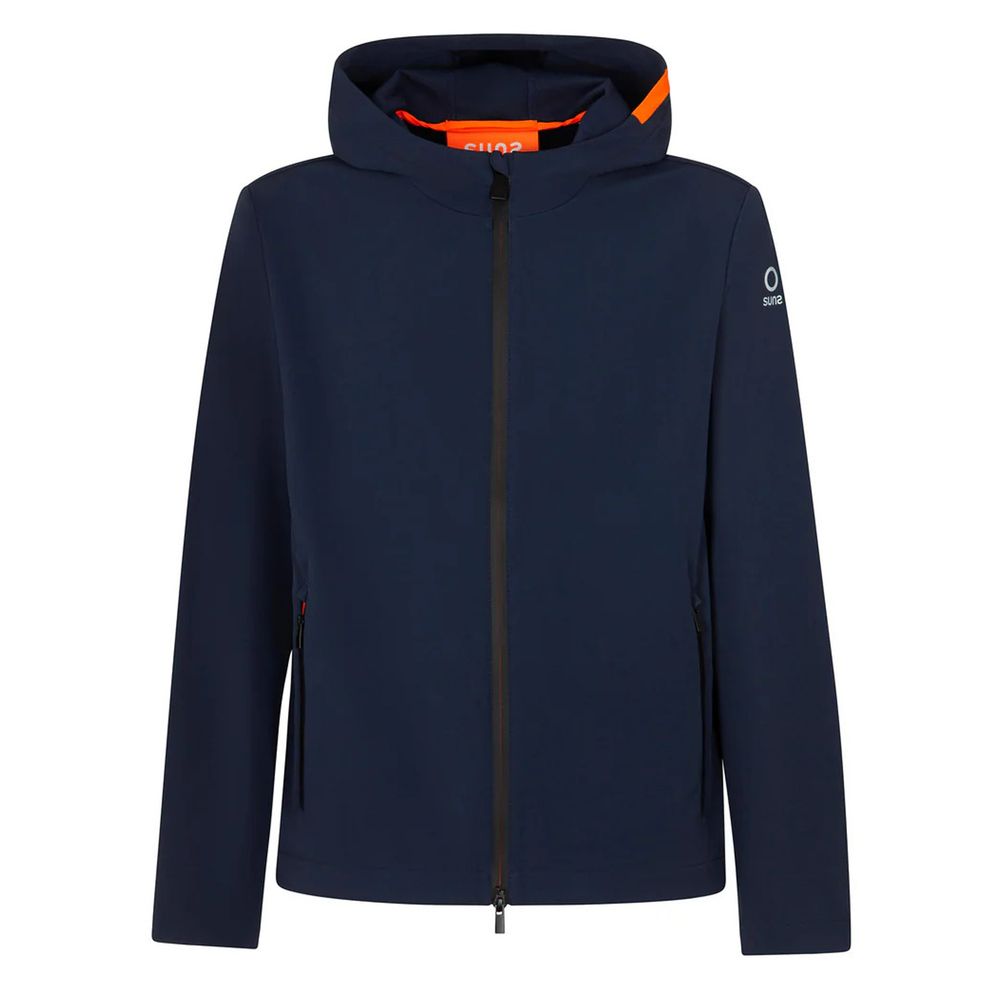 Blue Polyester Jacket