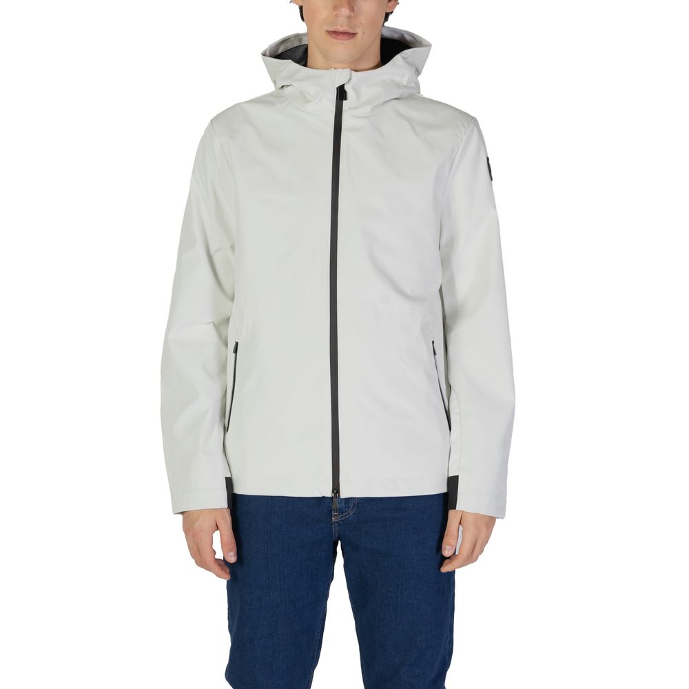 Cream Polyester Jackets & Coat