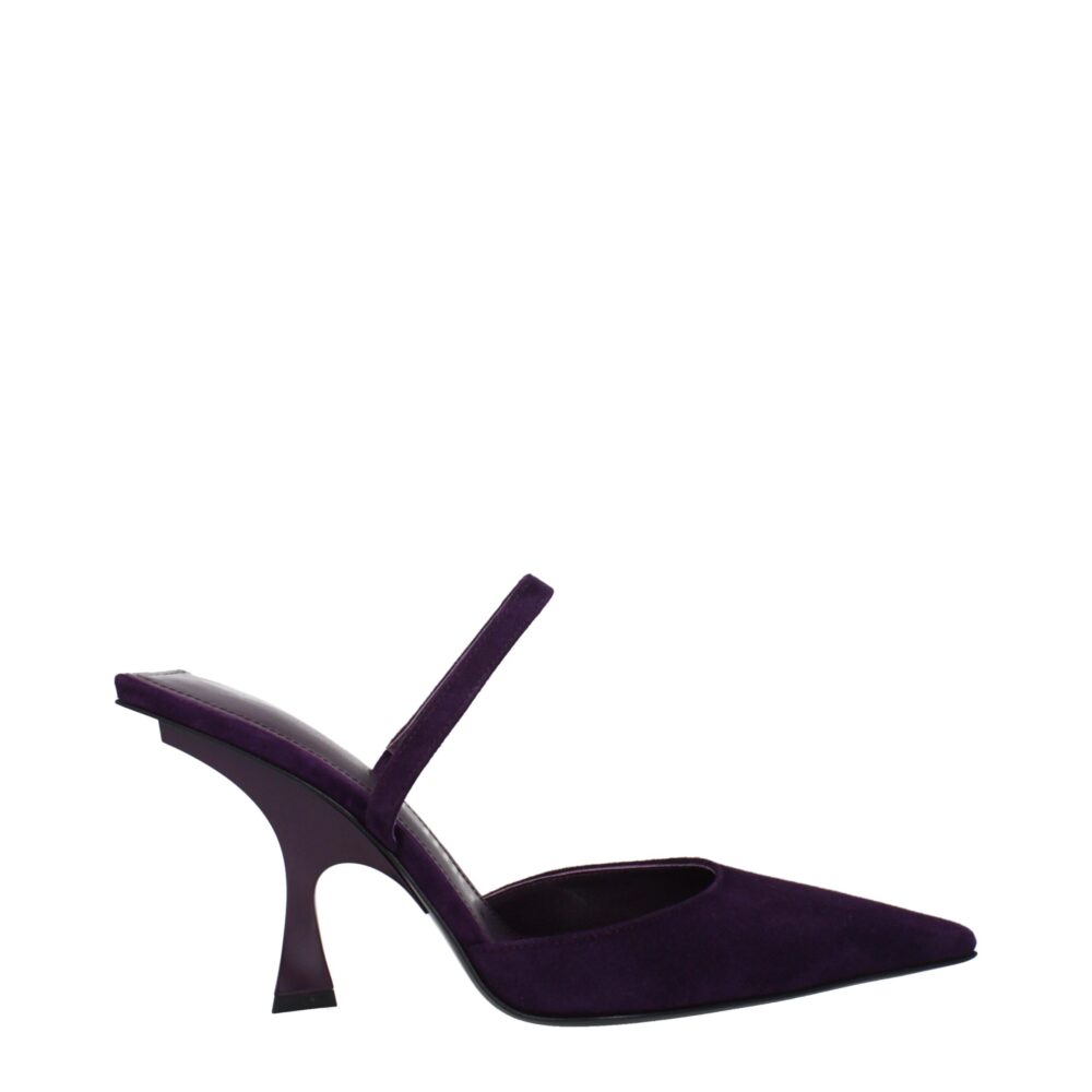 Purple Leather Sandal