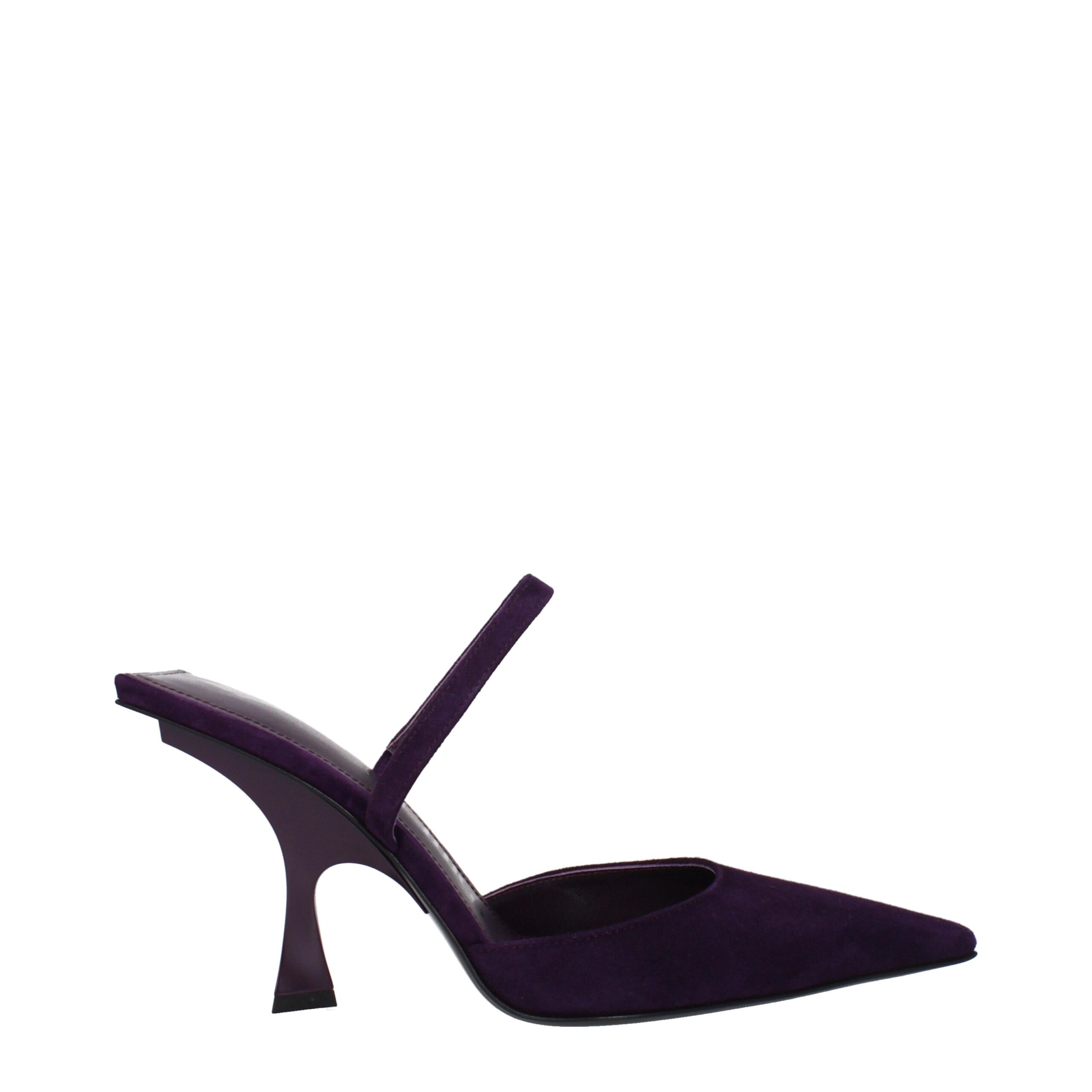 Purple Leather Sandal