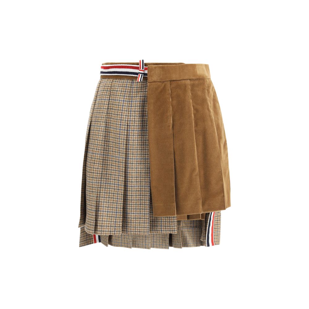 Pleated Miniskirt