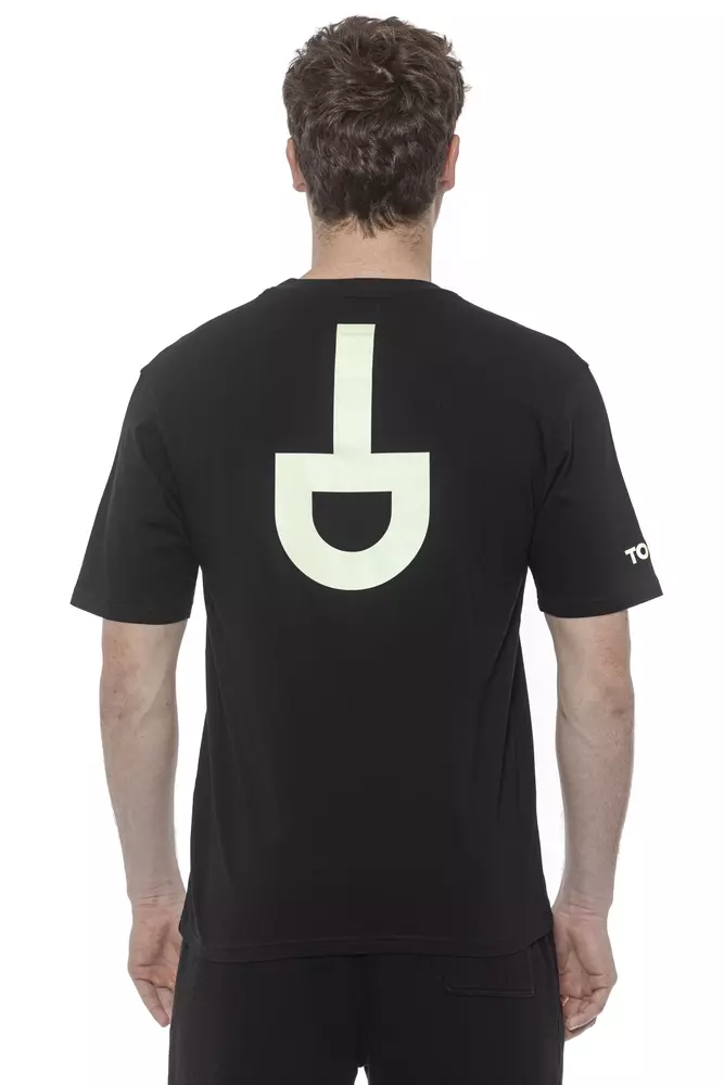 Black Cotton Men's Oversized T-Shirt