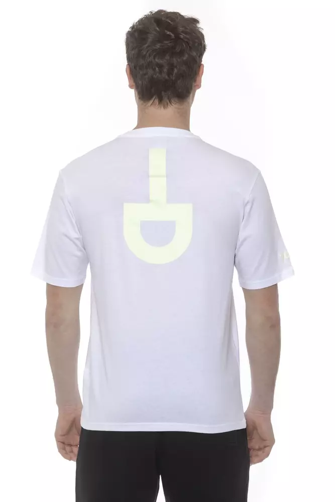 White Cotton Men's T-Shirt