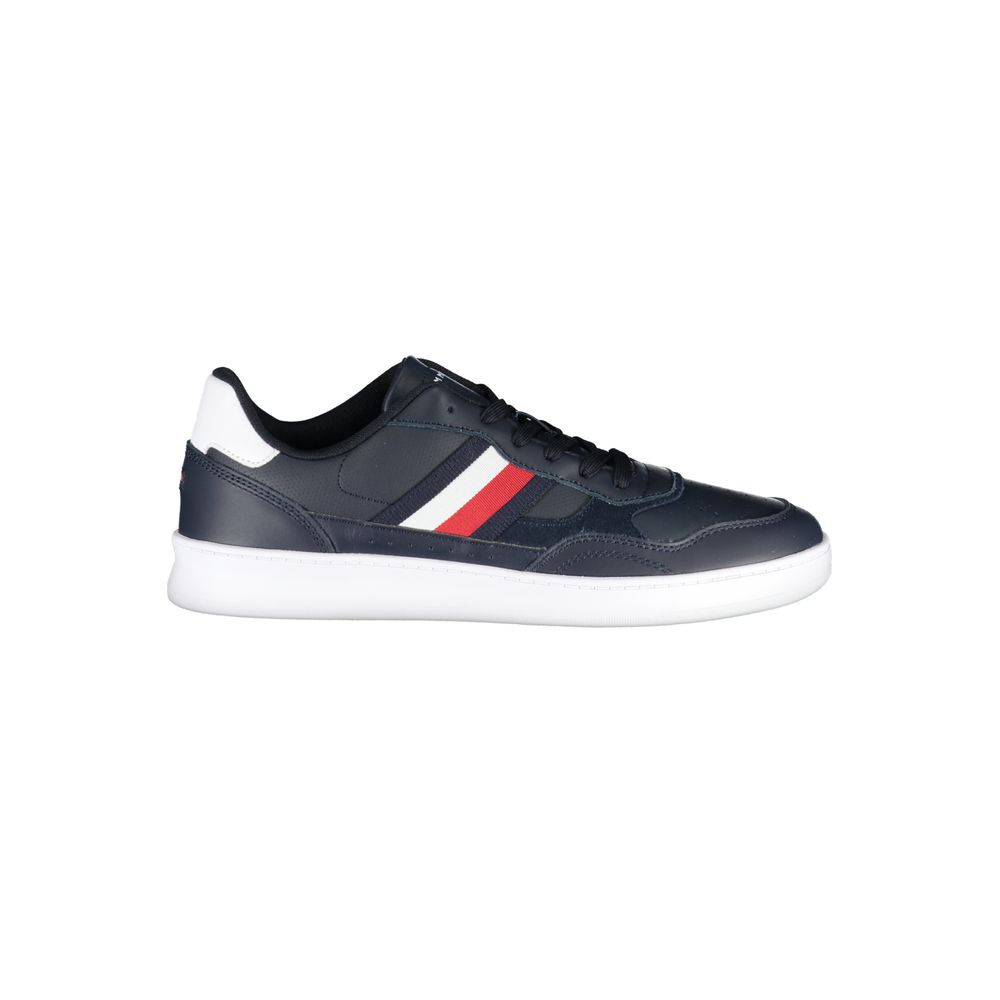 Blue Polyester Sneaker