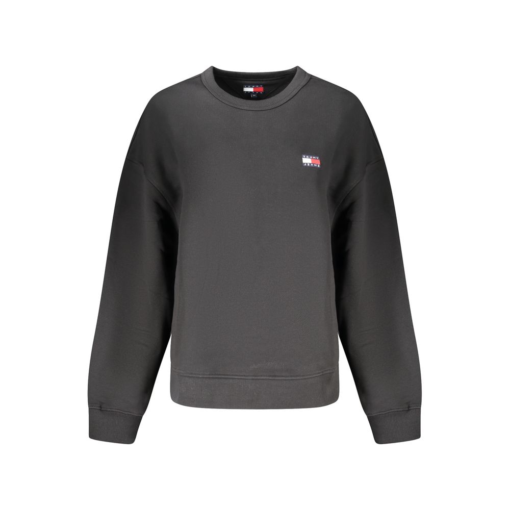 Black Cotton Women Sweater