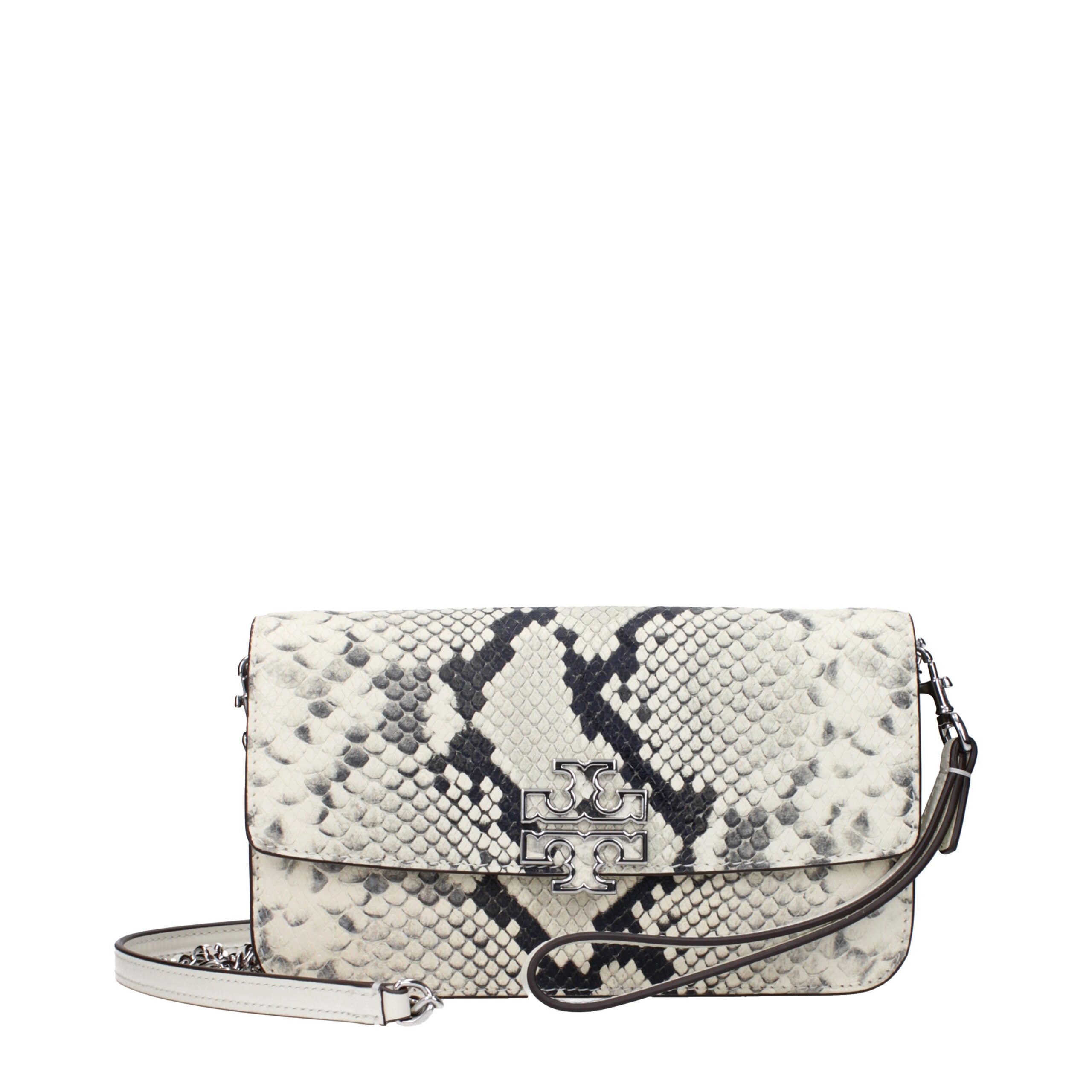 White Leather Clutch Bag