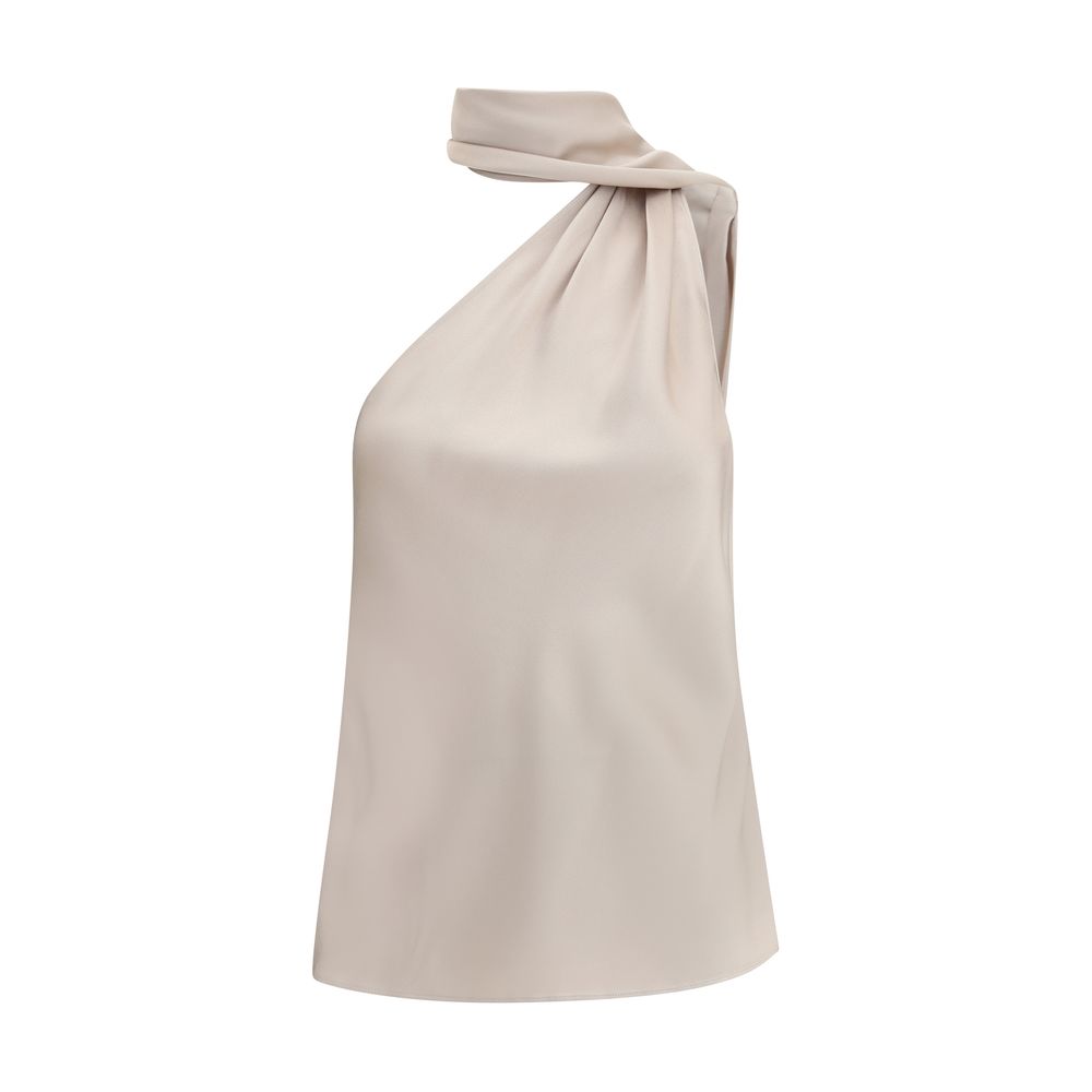 One Shoulder silk Top