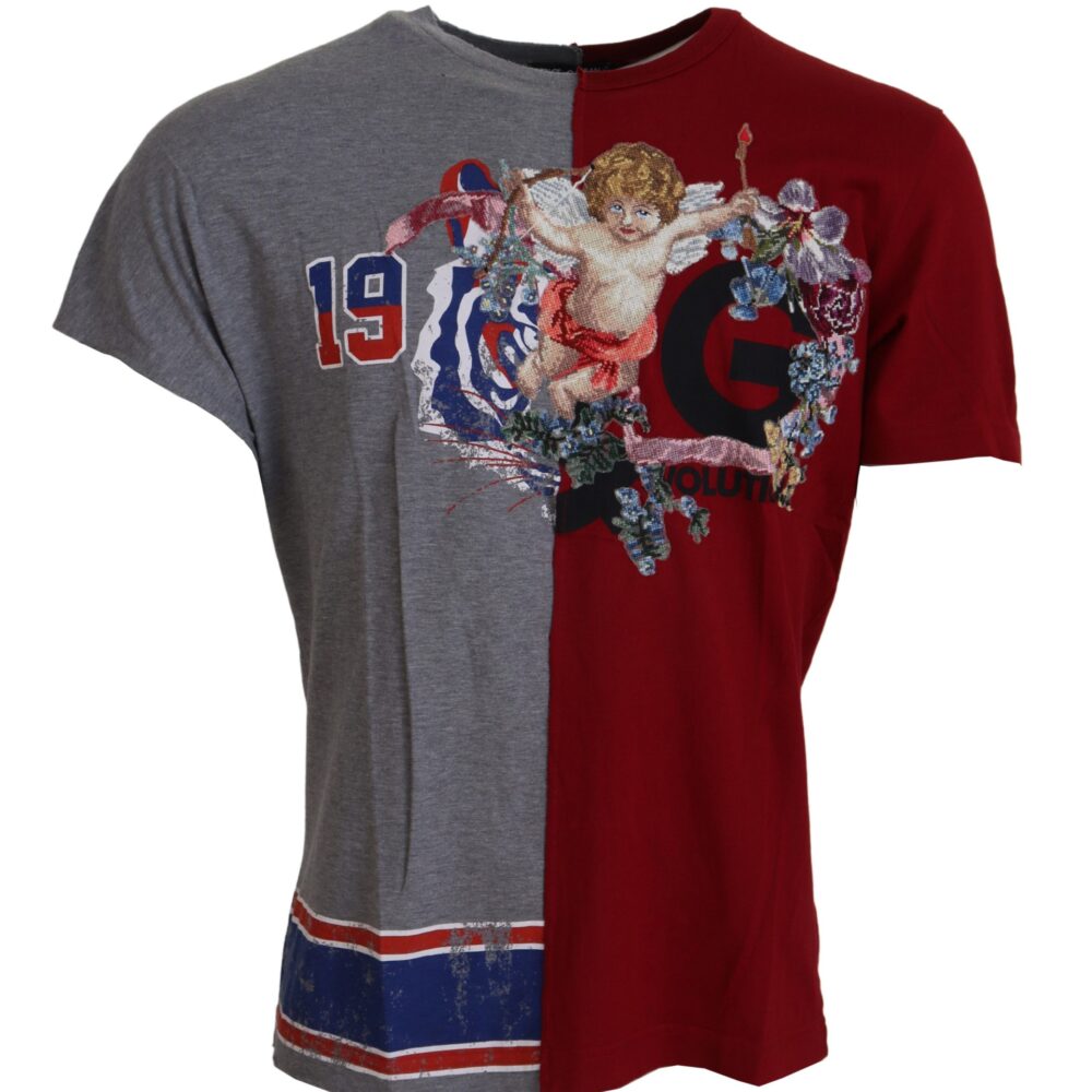 Floral Angels Crew Neck T-Shirt
