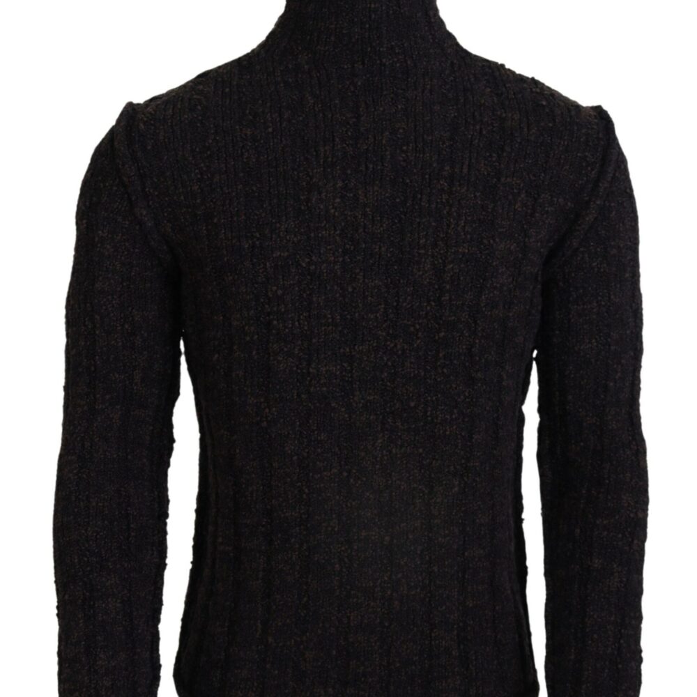 Elegant Turtleneck Wool-Blend Sweater