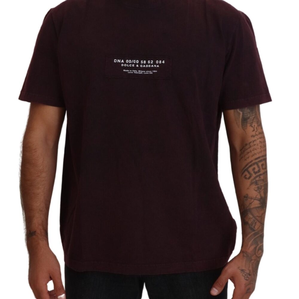 Bordeaux Crewneck Short Sleeve  T-shirt