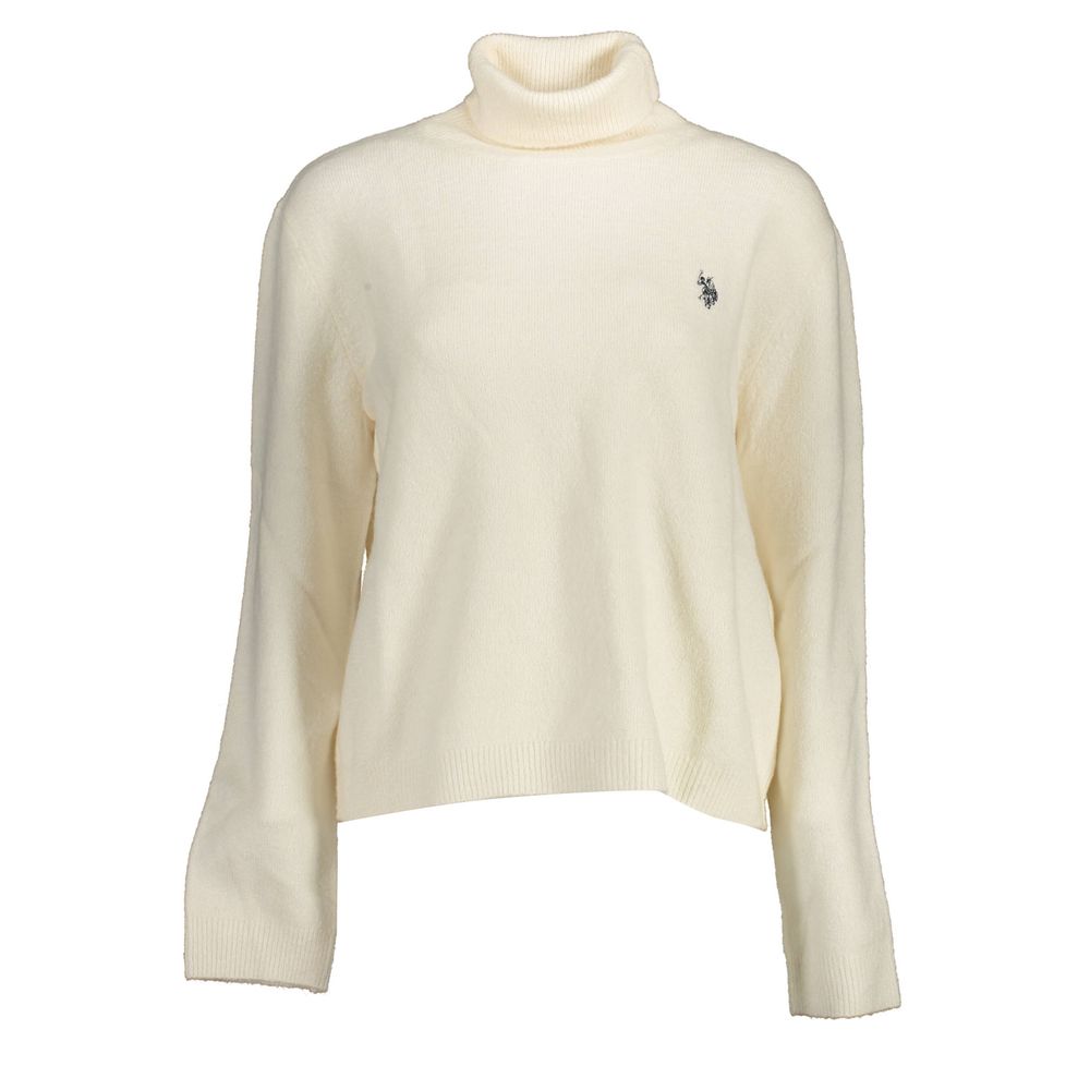 White Nylon Sweater